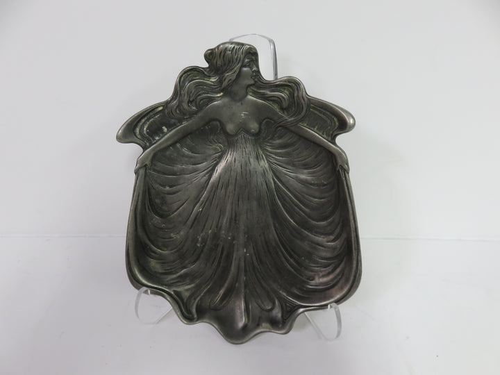 Art Nouveau Pewter Tray