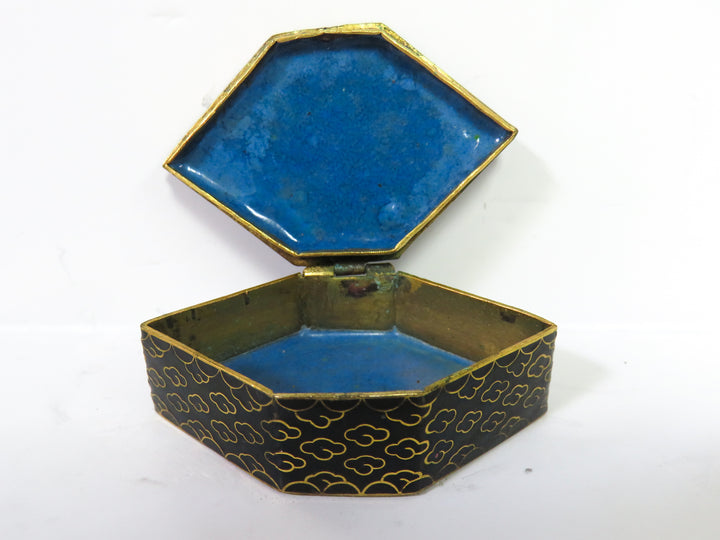 Vintage Cloisonne Trinket Box
