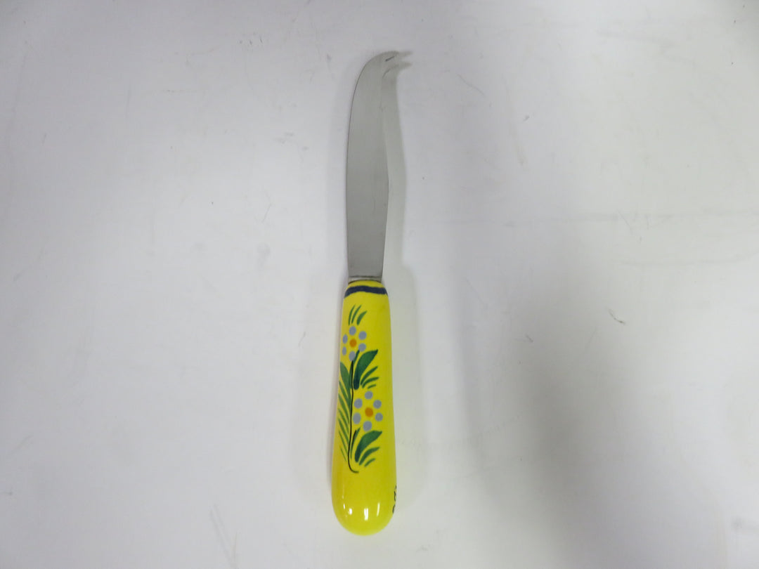 Henriot Quimper Pottery Cheese Knife