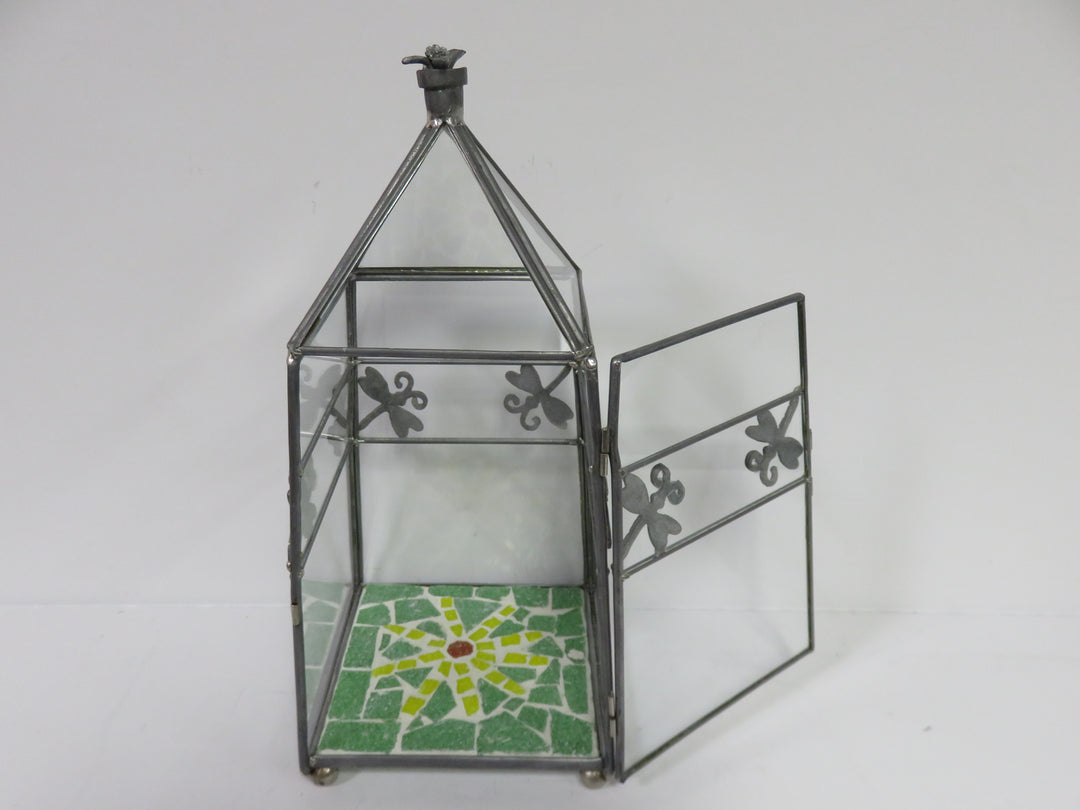 Glass and Mosaic Lantern