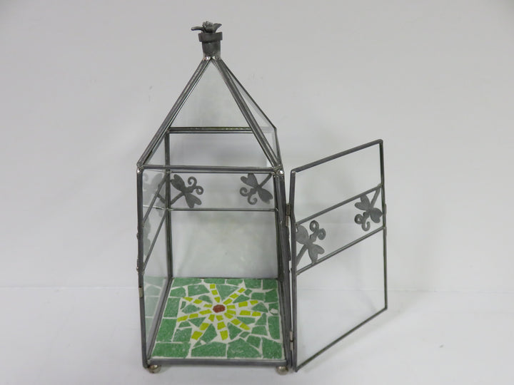 Glass and Mosaic Lantern