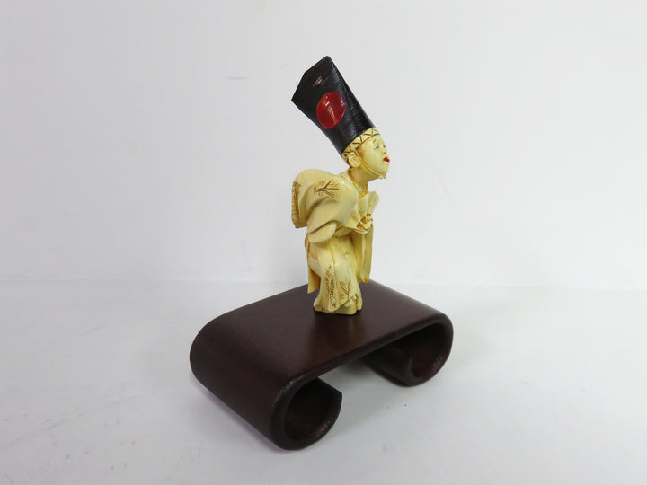 Japanese Netsuke Figure on Stand