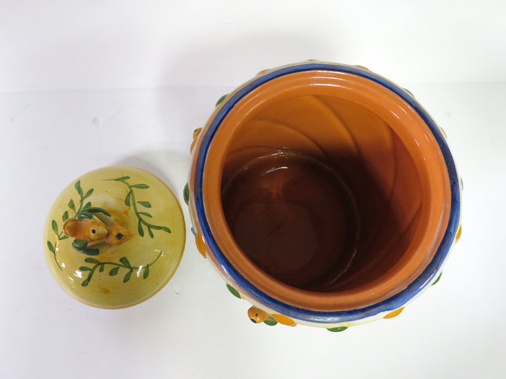 Terra-Cotta Canister