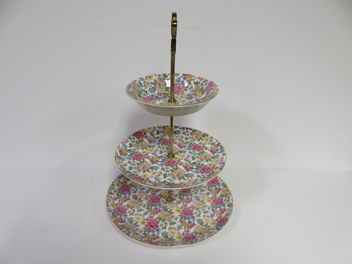 Chintz Three Tiered Server