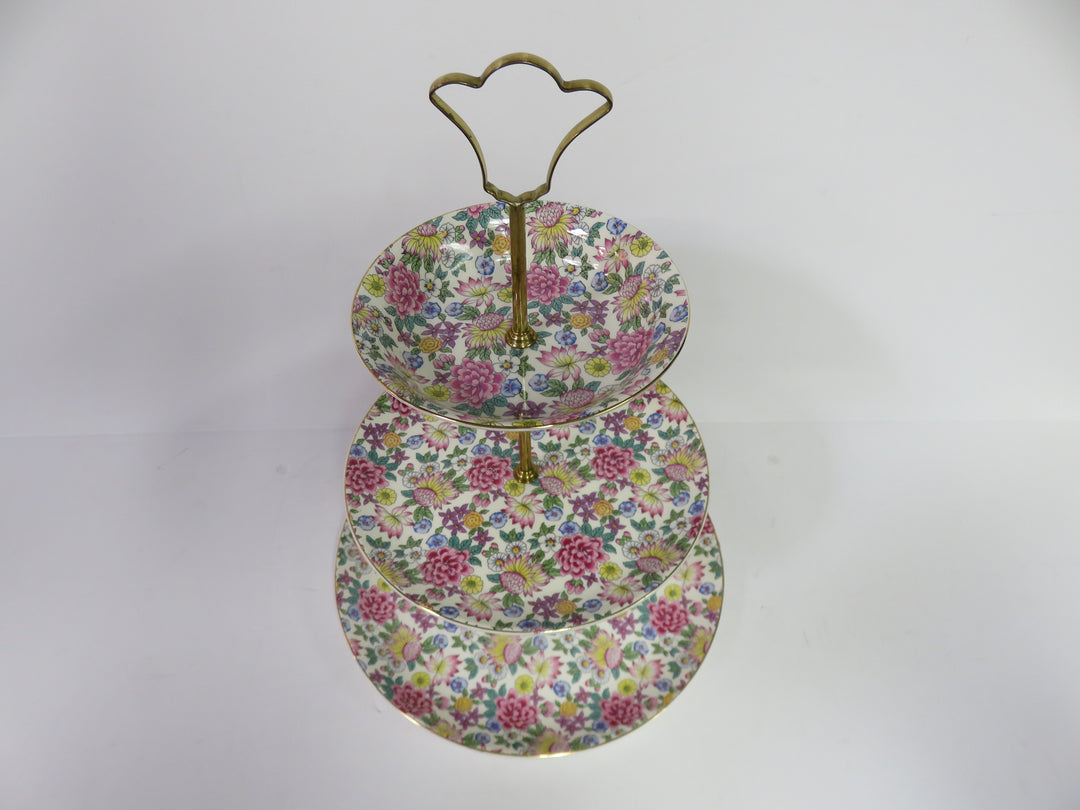 Chintz Three Tiered Server