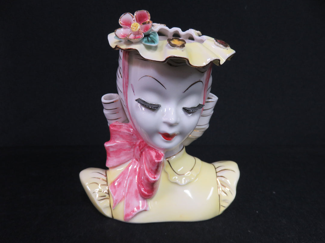 Barbara Lady Head Vase