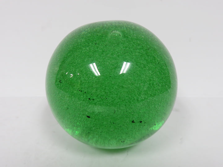 Green Sphere Paperweight