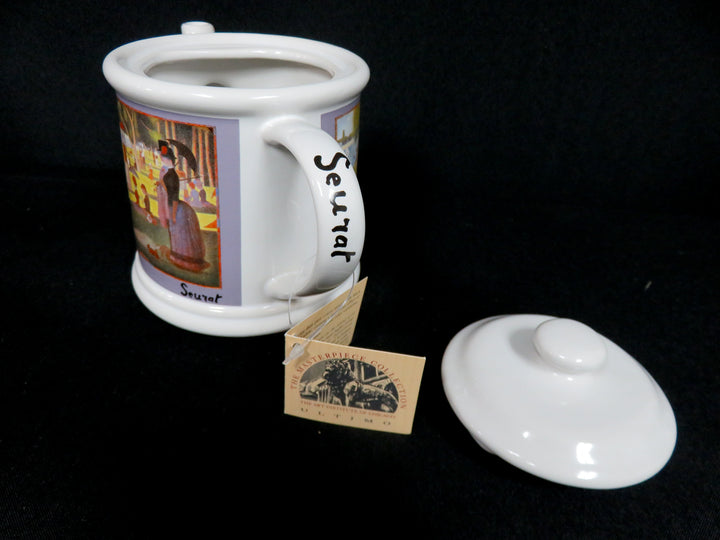 Seurat White Lidded Teapot