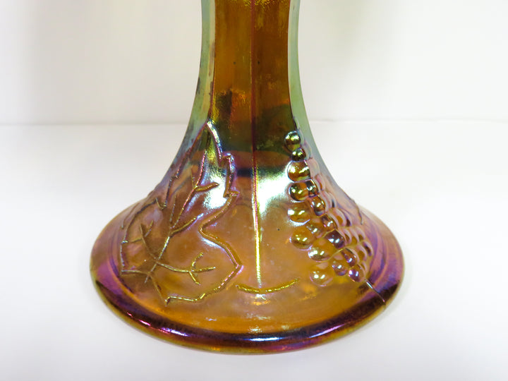 Amber Pedestal Bowl