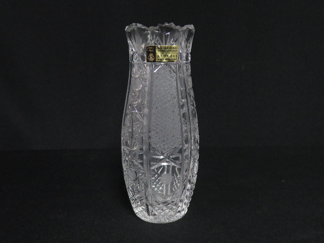 Cut Crystal Bud Vase