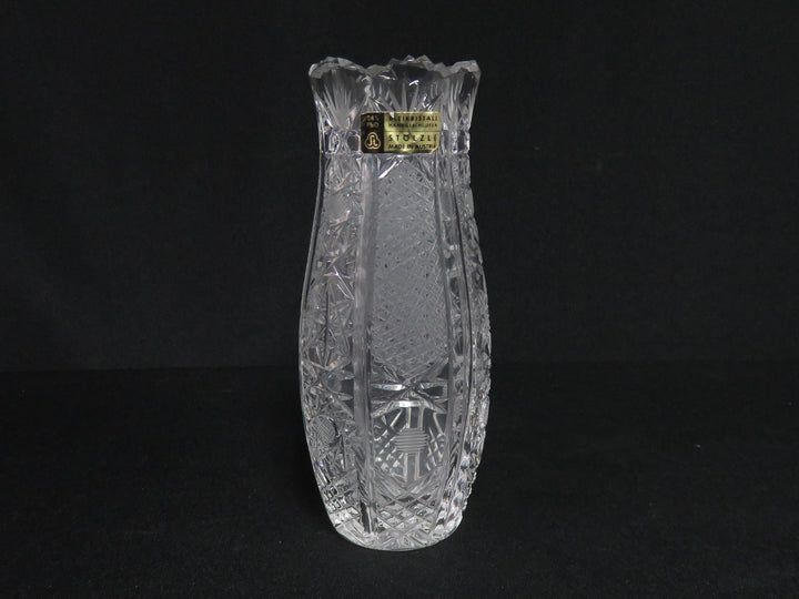 Cut Crystal Bud Vase