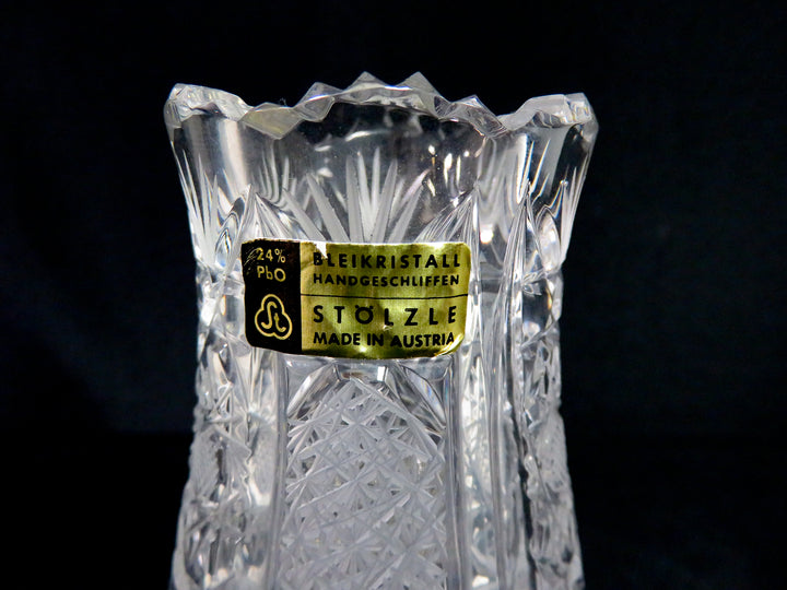 Cut Crystal Bud Vase