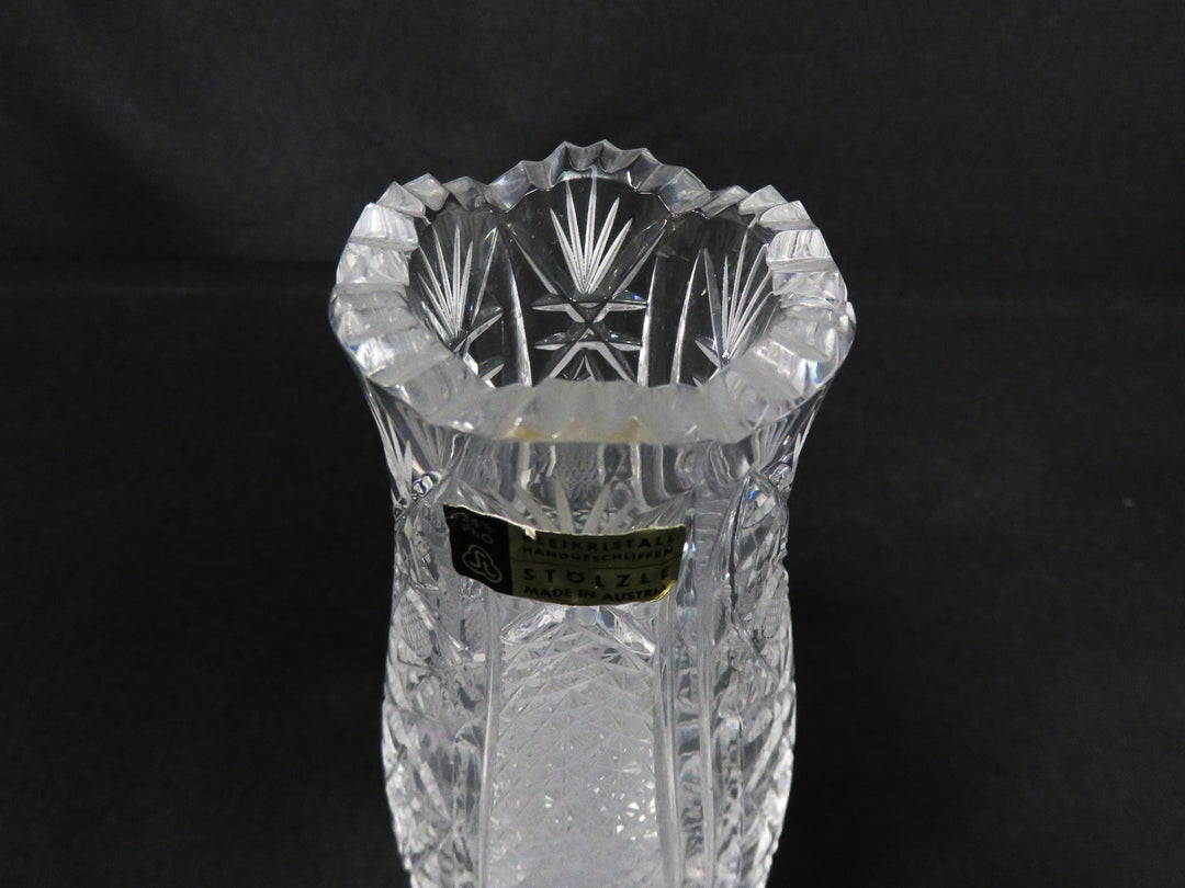 Cut Crystal Bud Vase