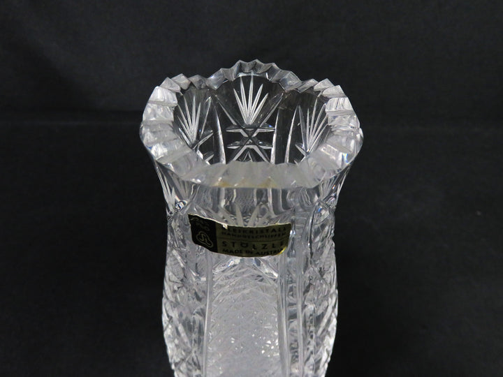 Cut Crystal Bud Vase