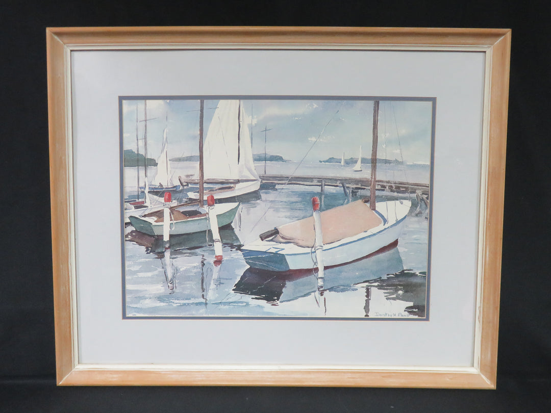 Signed Sailboat Print