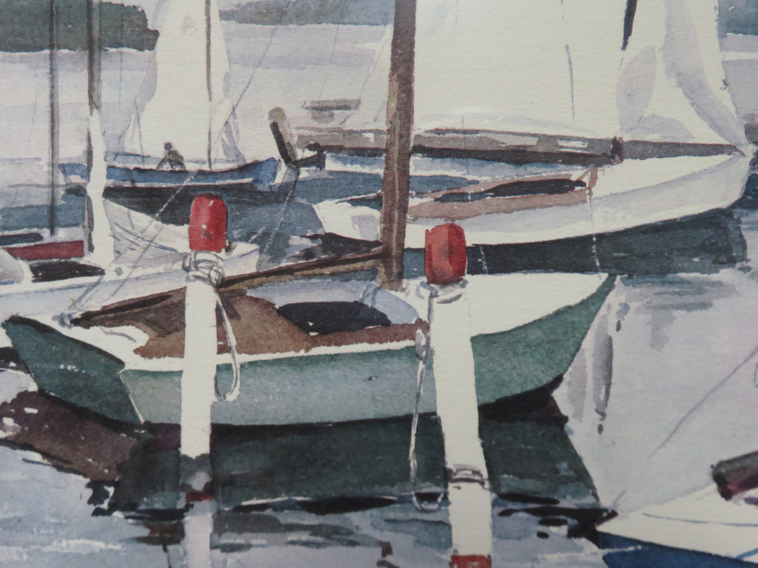 Signed Sailboat Print