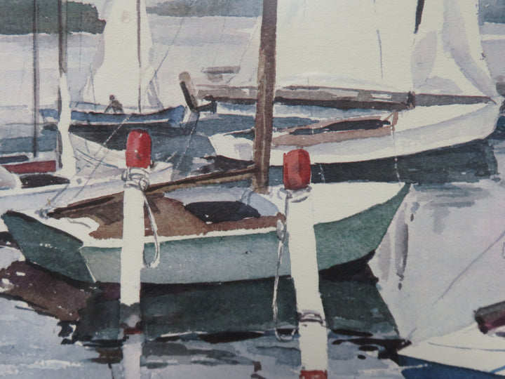 Signed Sailboat Print