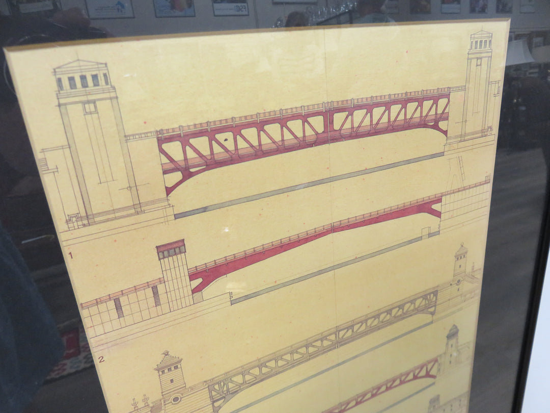 Chicago Bridges Print