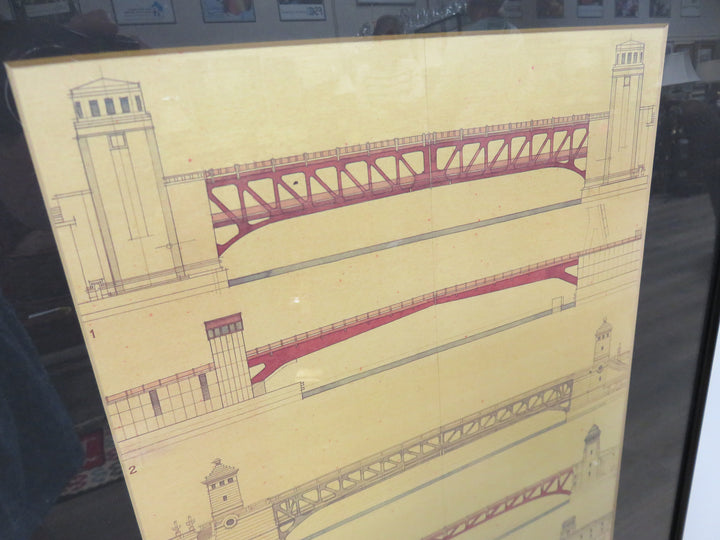 Chicago Bridges Print