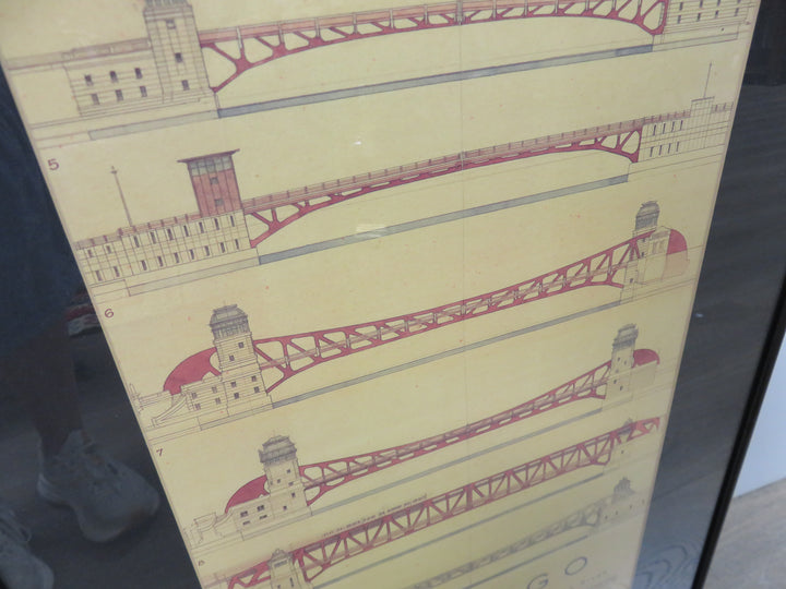 Chicago Bridges Print
