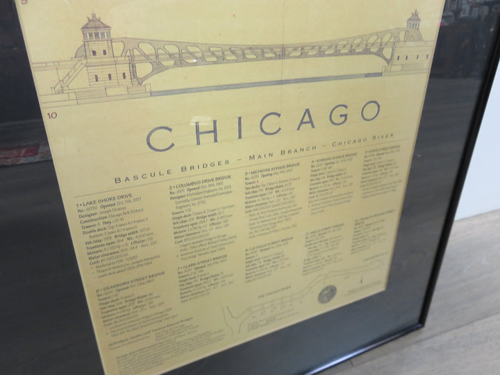 Chicago Bridges Print