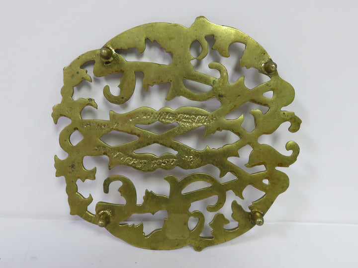Cast Brass Trivet