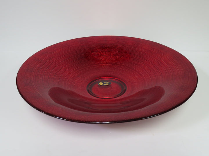 Burnt Red Centerpiece Bowl
