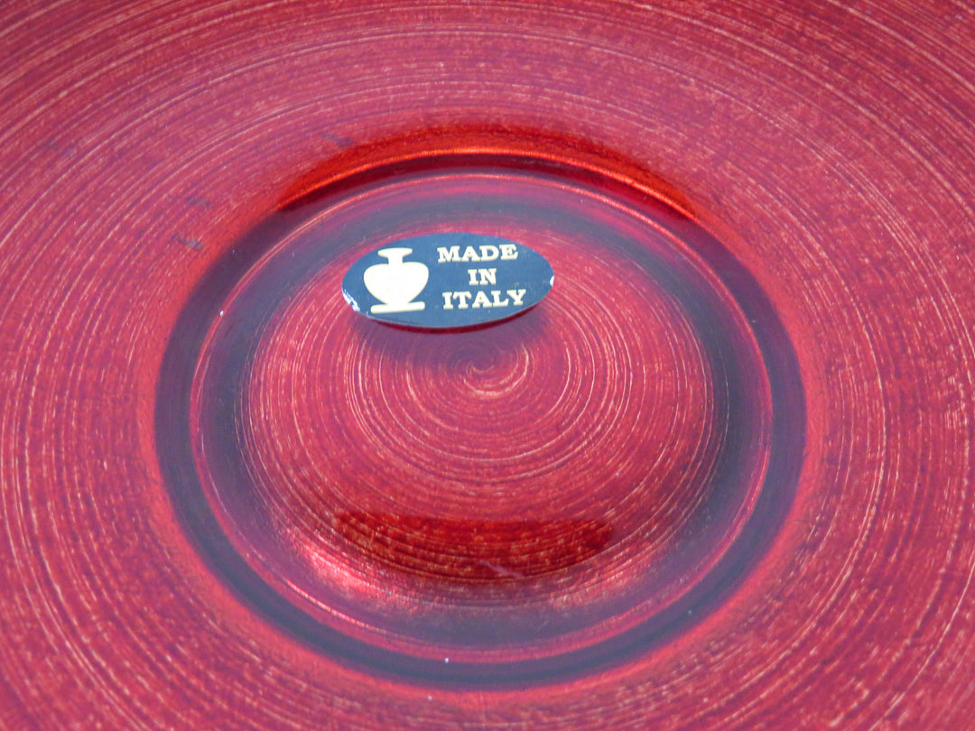 Burnt Red Centerpiece Bowl