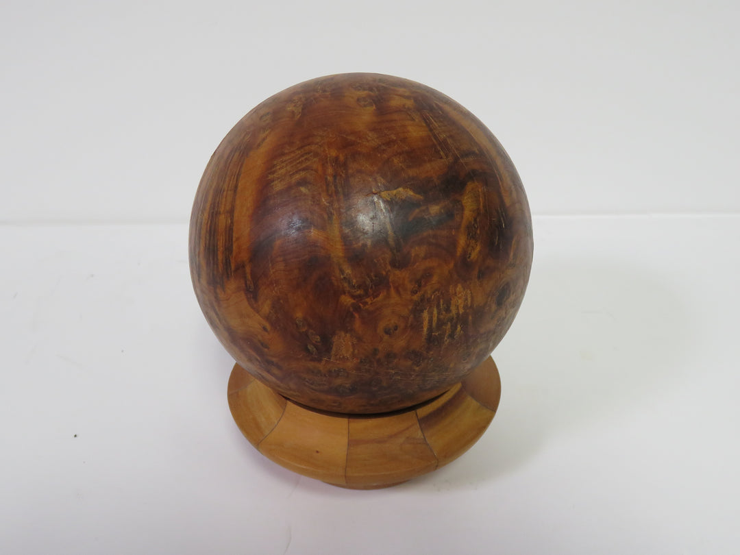 Burled Wood Orb