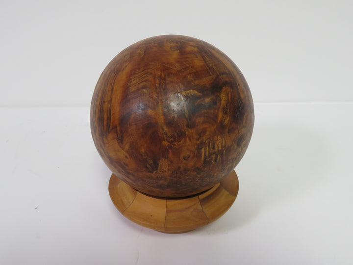 Burled Wood Orb