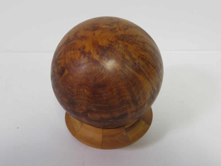 Burled Wood Orb