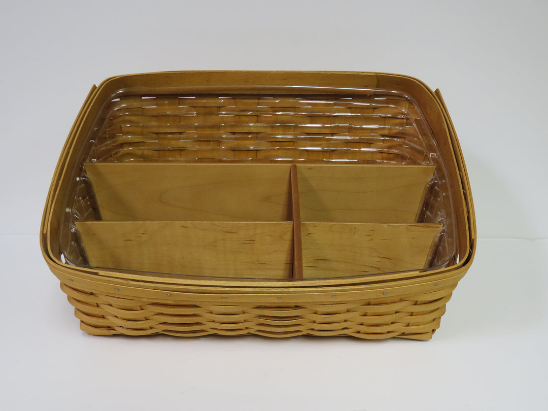 Longaberger Desk Top Organizer Basket