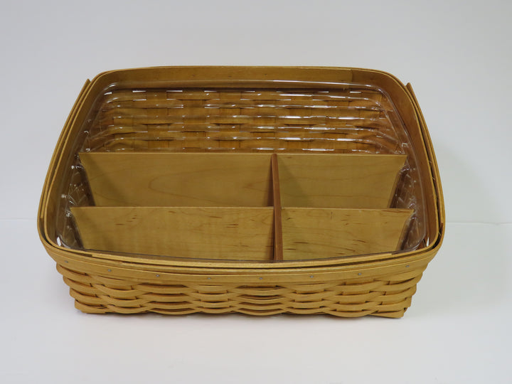 Longaberger Desk Top Organizer Basket