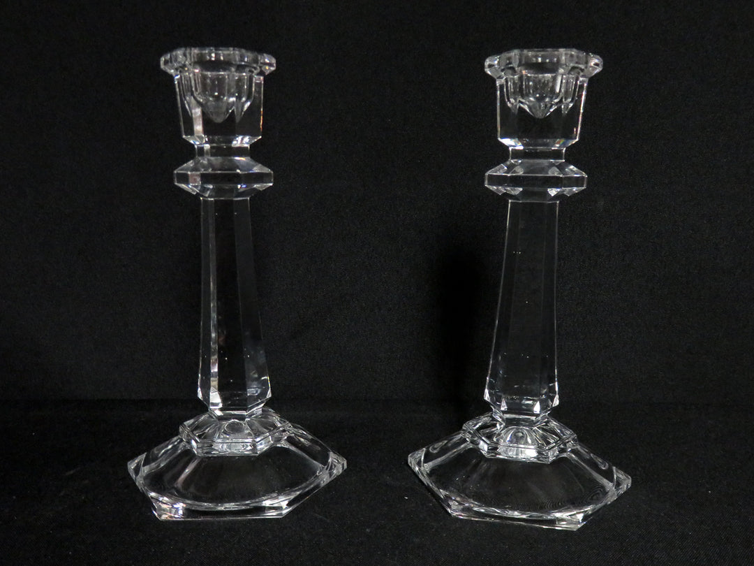 Glass Candleholders
