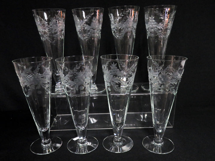 Etched Pilsner Glasses