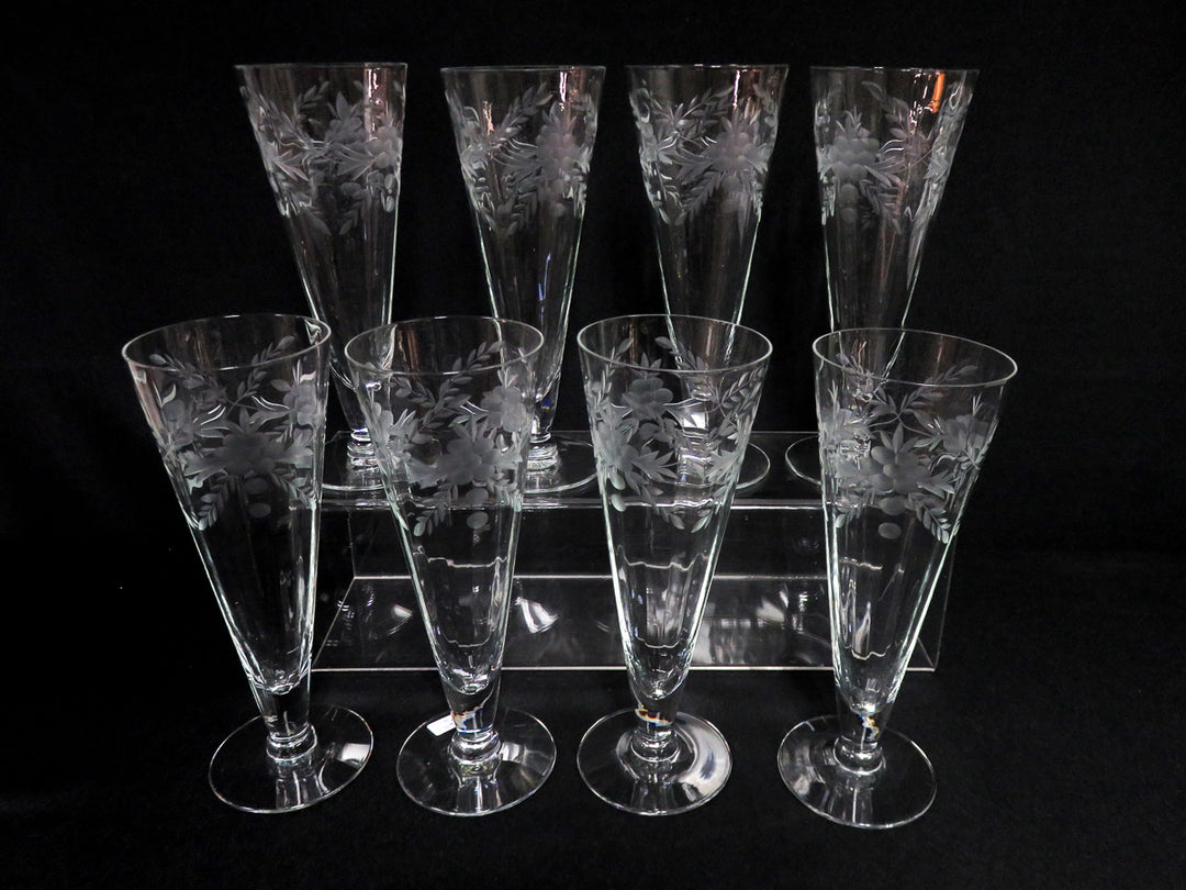 Etched Pilsner Glasses