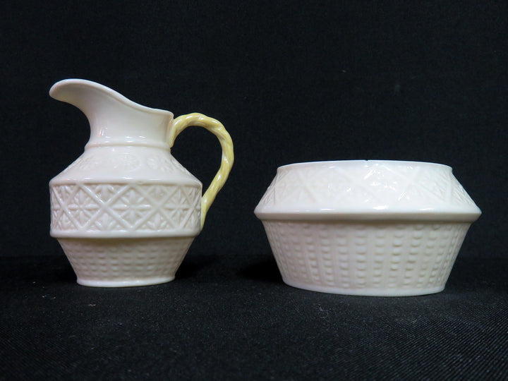 Belleek Cream & Sugar