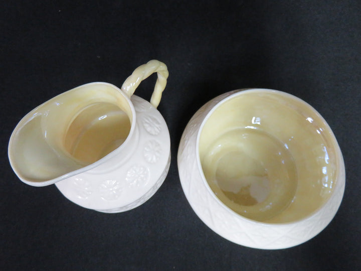 Belleek Cream & Sugar