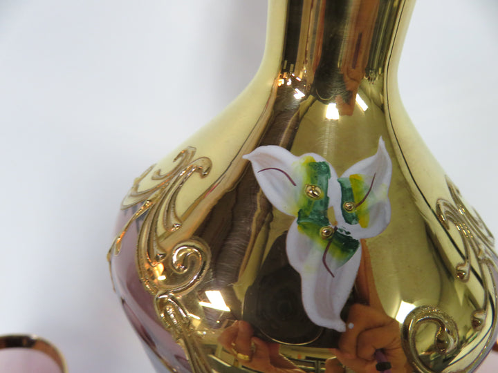 Venetian Decanter and Glass Set