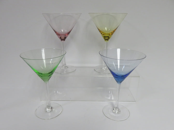 Colored Martini Glasses