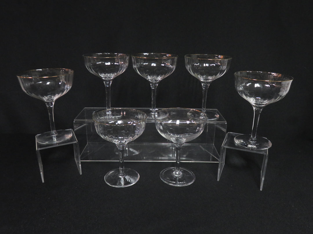 Gorham Laurin Champagne Coupes