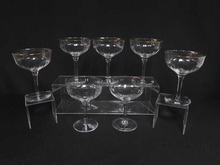 Gorham Laurin Champagne Coupes