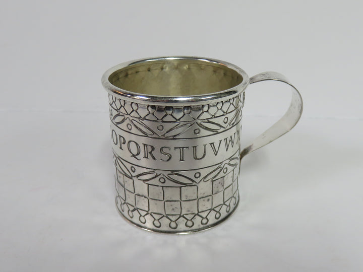 Pewter Alphabet Baby Cup