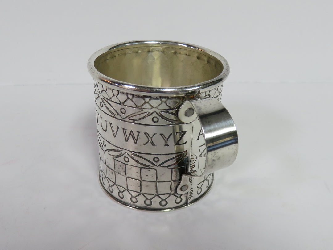 Pewter Alphabet Baby Cup
