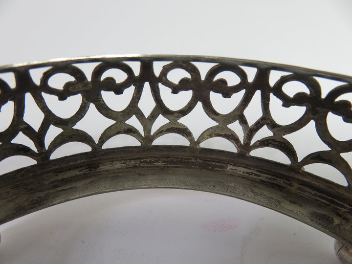 E & JB Silverplate/Glass Dish