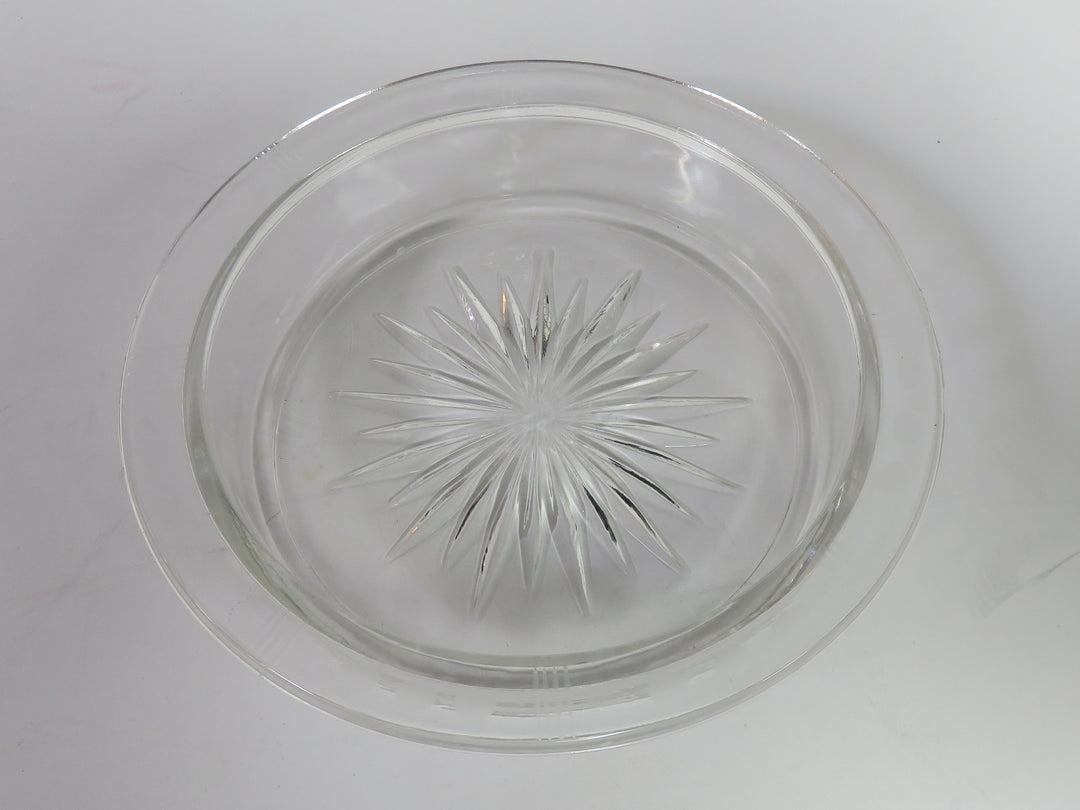 E & JB Silverplate/Glass Dish