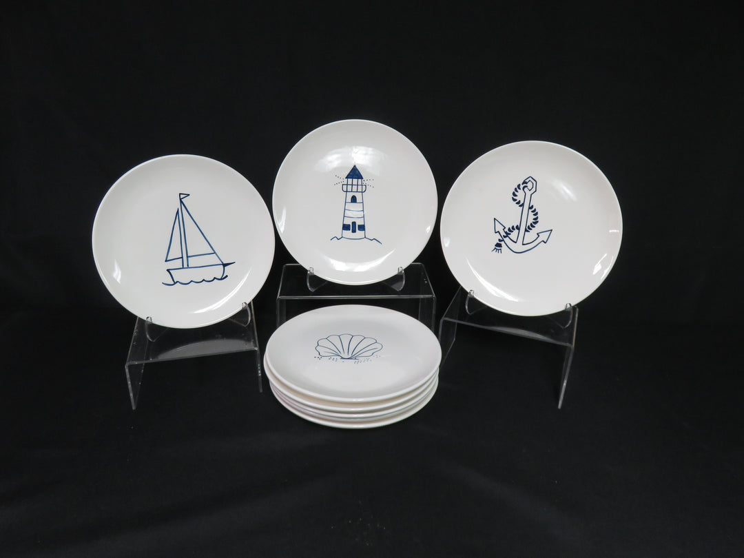 Nautical Motif Plates