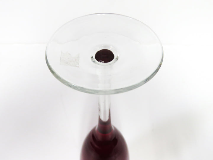 Ruby Red Champagne Flutes
