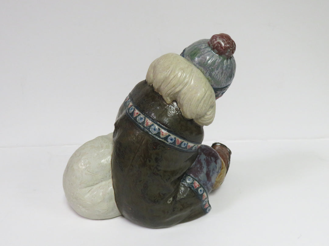 Lladró "Eskimo Playing" Figurine