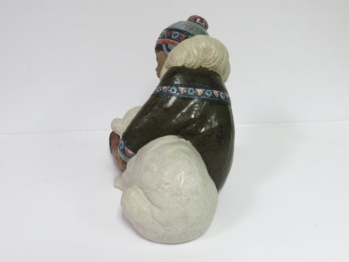 Lladró "Eskimo Playing" Figurine